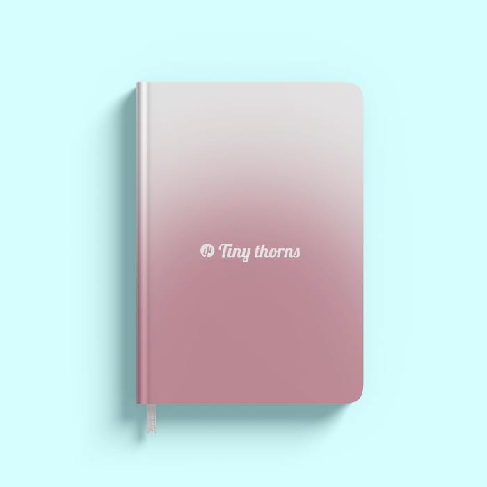 Tiny Thorns Notebook - Blue Sky